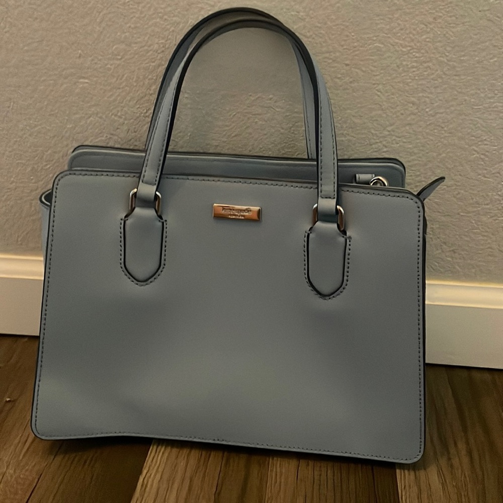 kate spade pale blue shoulder bag. Like new.